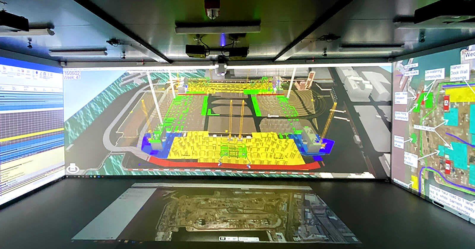 Everton Stadium Construction Project - 4D Immersive Room