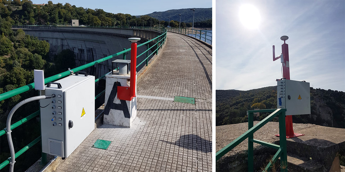 Harnessing the Power of GNSS for Monitoring Hydro Energy Infrastructure - Gusana, a concrete dam on the island of Sardinia, Italy