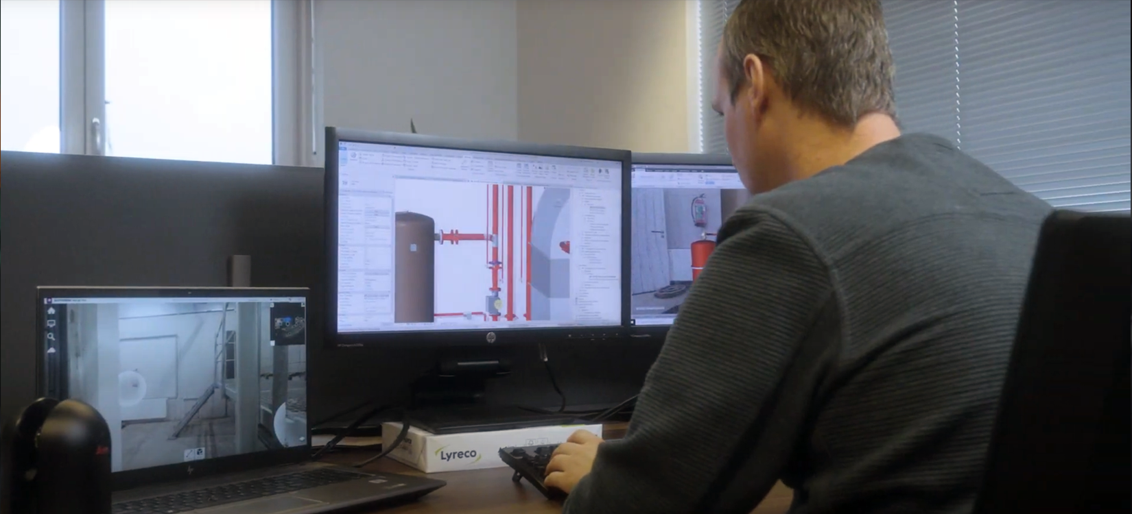 De 3D-scan is een nauwkeurige basis voor het het ontwerpen en prefabricage