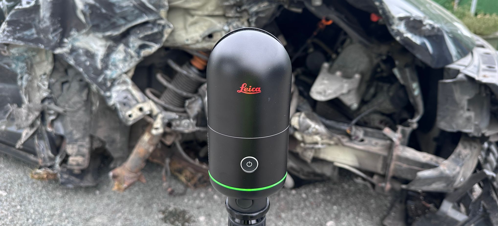Interview avec Marcus Rowe - Scannage d'un accident de la route avec le laserscanner 3D Leica BLK360