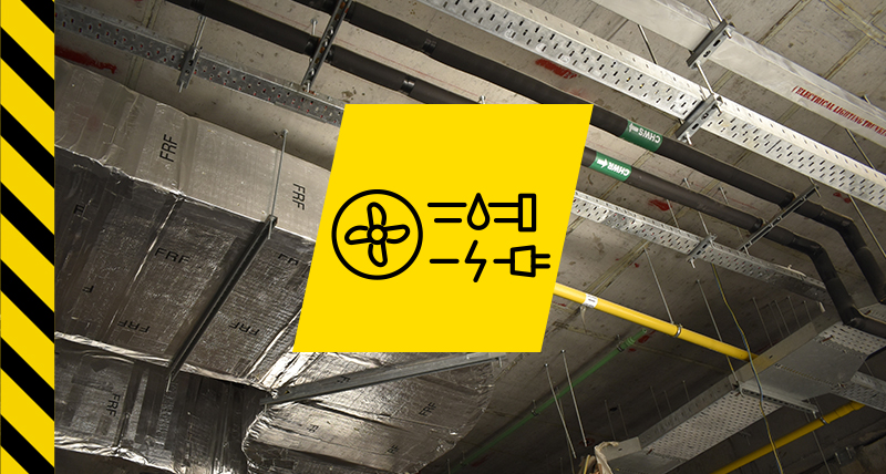 Leica iCON-løsninger for MEP- og HVAC-installasjoner.