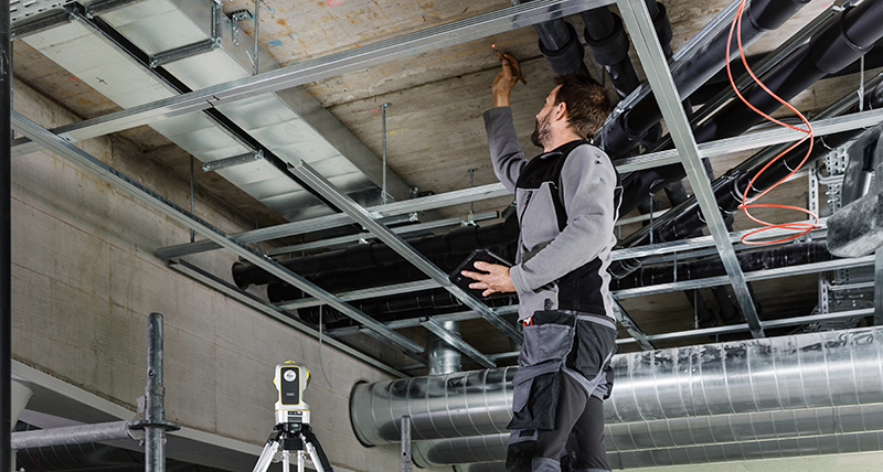 Strumento da cantiere Leica iCON iCS20.