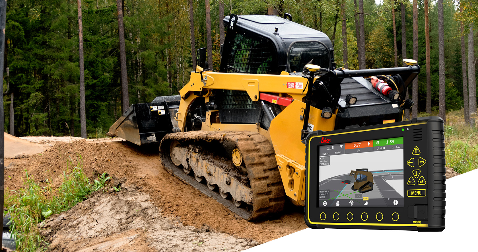 Leica iCON grade for wheel loaders , a 3D machine control solution