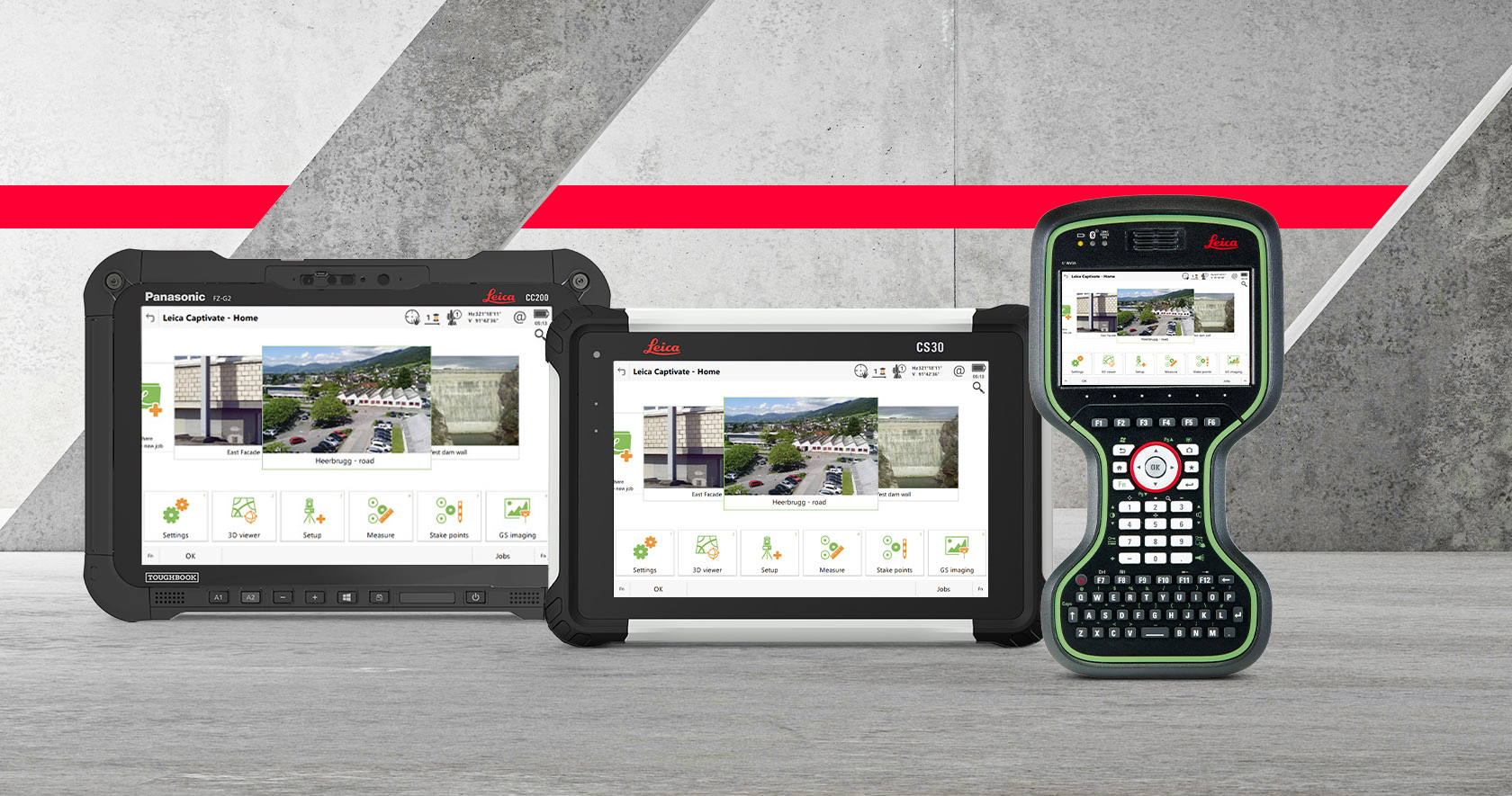Leica Captivate CS20 & CS35 - kontroler i tablet
